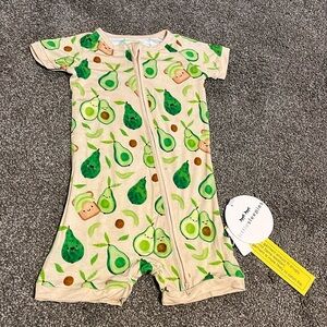 Little Sleepies Avocado Toast Shorty Zippy – NWT
